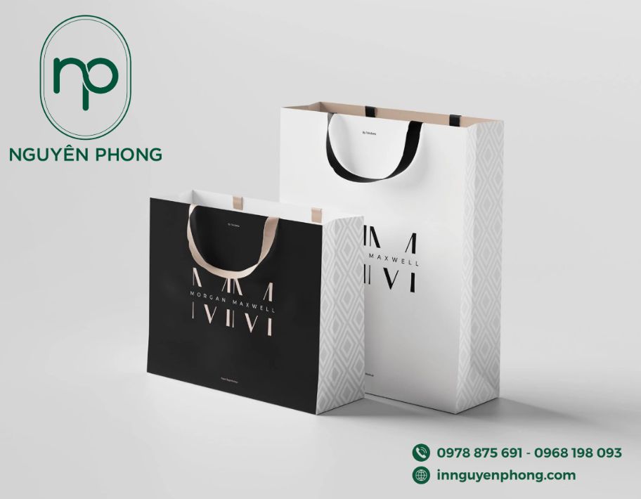 Mẫu túi giấy du lịch thương hiệu 